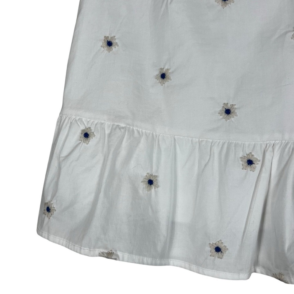 NWT Altar'd State Floral Embroidered Mini Skirt White Pleated Prairie Size M - Picture 3 of 7